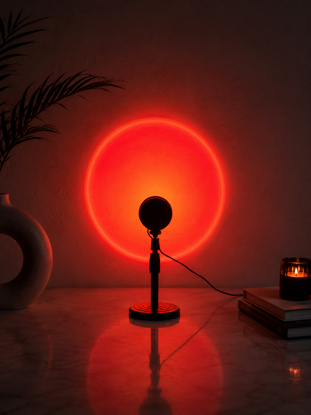 Limitierte Sunset Bloom LED Lampe – warmes Moodlight im Sommer