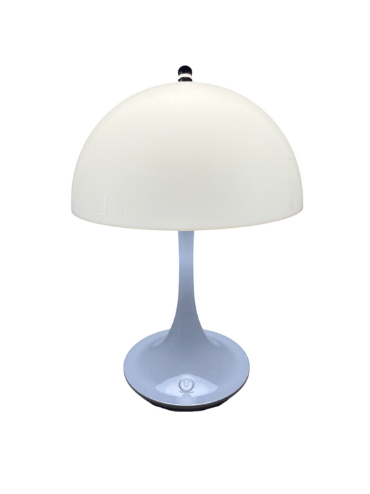 Limitierte Slate Calm Pilzlampe – grau & stilvoll im Sommer & Winter