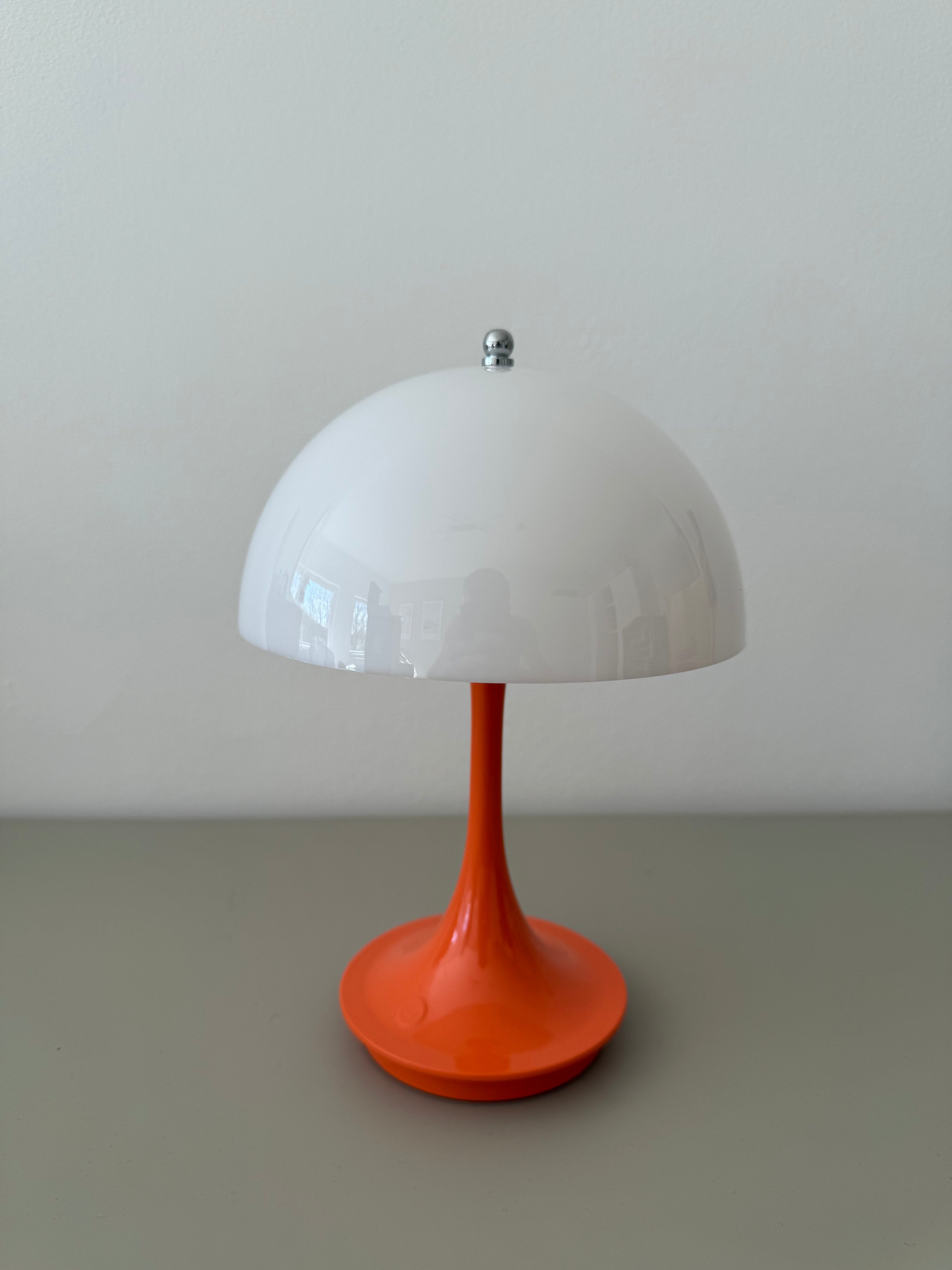 Limitierte Amber Flux Pilzlampe - orange Deko im Sommer