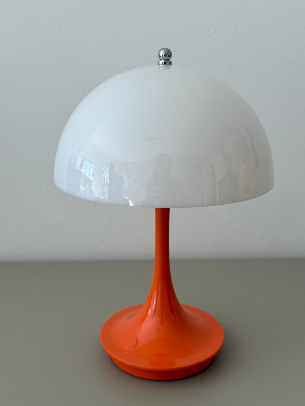 Limitierte Amber Flux Pilzlampe - orange Deko im Sommer