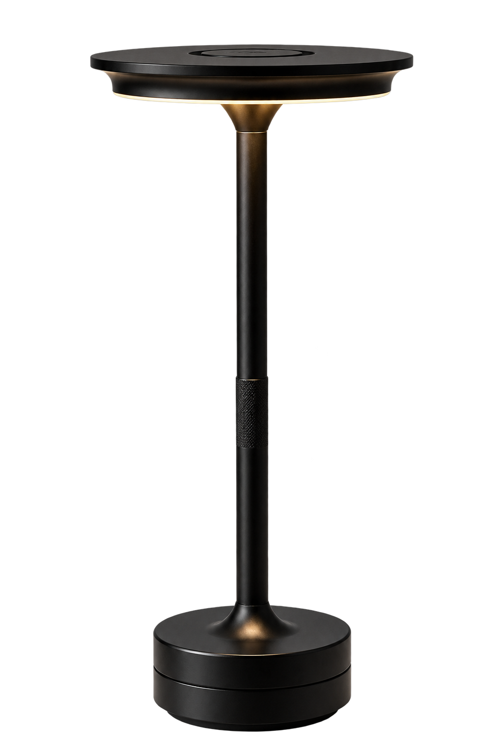 ASCEND 21 Eclipse Noir LED Tischlampe Schwarz – dimmbare Designlampe mit 3 Lichtfarben – mobile Tischleuchte für Nachttisch, Esstisch & Wohnbereich