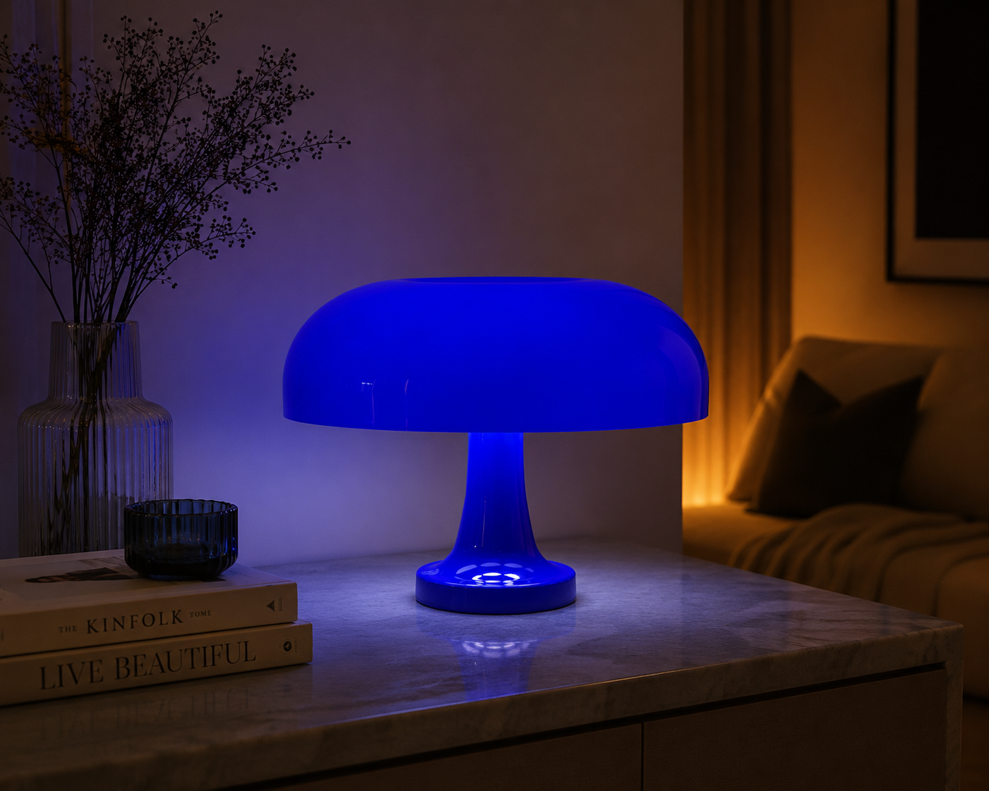 LUMINA COBALTO – Ikonisches Lichtdesign in tiefem Cobaltblau