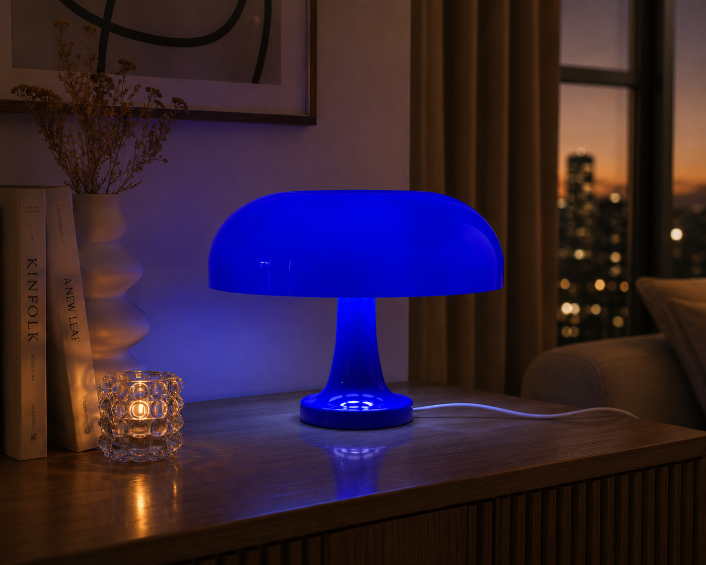 LUMINA COBALTO – Ikonisches Lichtdesign in tiefem Cobaltblau
