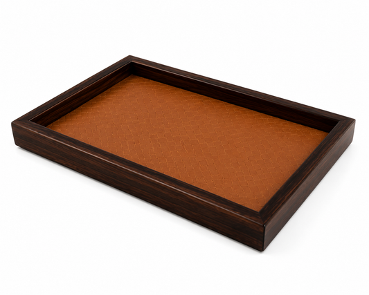 ASCEND 21 VALET ONE Holz-Ablage-Tablett – Elegante Schlüsselschale & Organizer für Schlüssel, Schmuck, Uhren & Accessoires – Stilvolle Ablage für Flur, Nachttisch & Schreibtisch