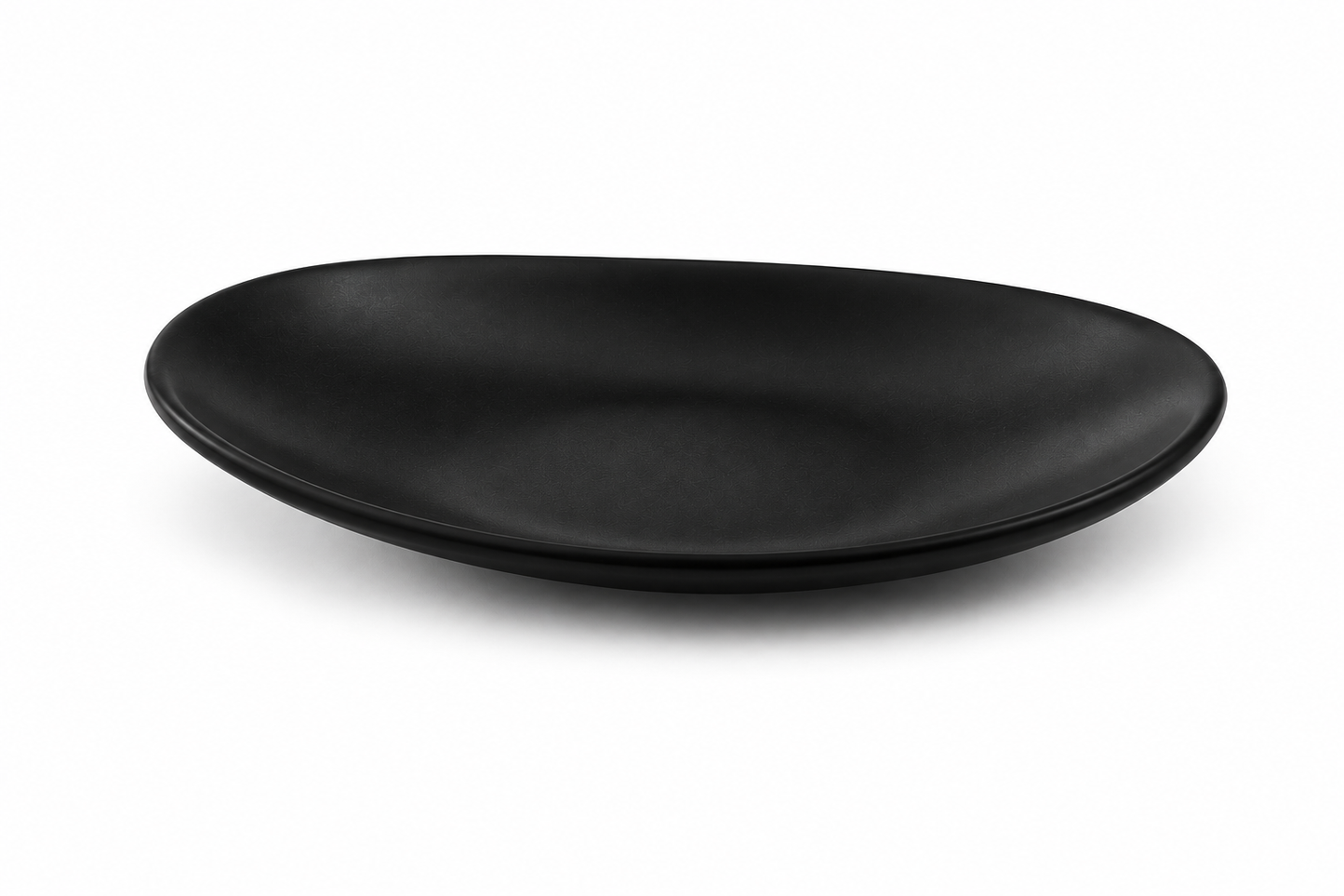 ASCEND 21 TrayOne Black – Matte Ablageschale in Schwarz | Dekorative Schlüsselschale für Schlüssel, Münzen, Schmuck & Alltagsgegenstände | Modernes Design für Flur, Büro & Wohnzimmer