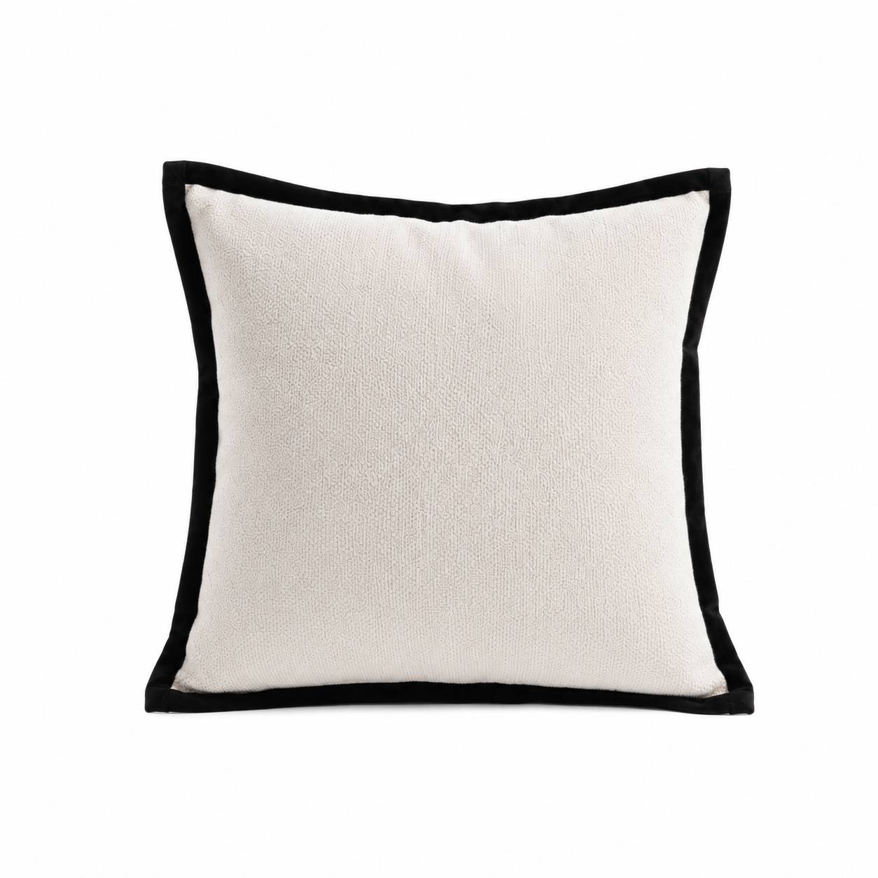 Maison Blanc Dekokissen – Elegantes Zierkissen in Weiß im französischen Landhausstil | Weiches Sofakissen für Wohnzimmer, Schlafzimmer & Wohnaccessoires