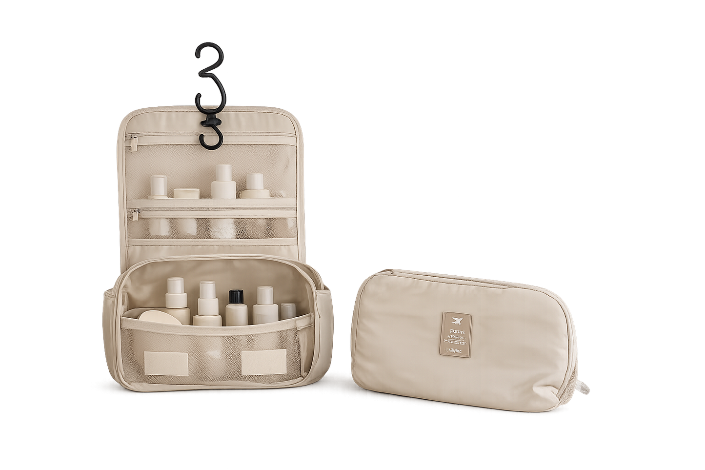 ASCEND 21 JetSet™ Kulturbeutel – Reise-Kosmetiktasche für Damen & Herren | Waschbeutel, Kulturbeutel, Kosmetiktasche mit großem Stauraum für Reisen, Sport & Alltag