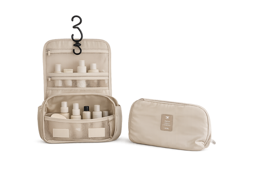 ASCEND 21 JetSet™ Kulturbeutel – Reise-Kosmetiktasche für Damen & Herren | Waschbeutel, Kulturbeutel, Kosmetiktasche mit großem Stauraum für Reisen, Sport & Alltag