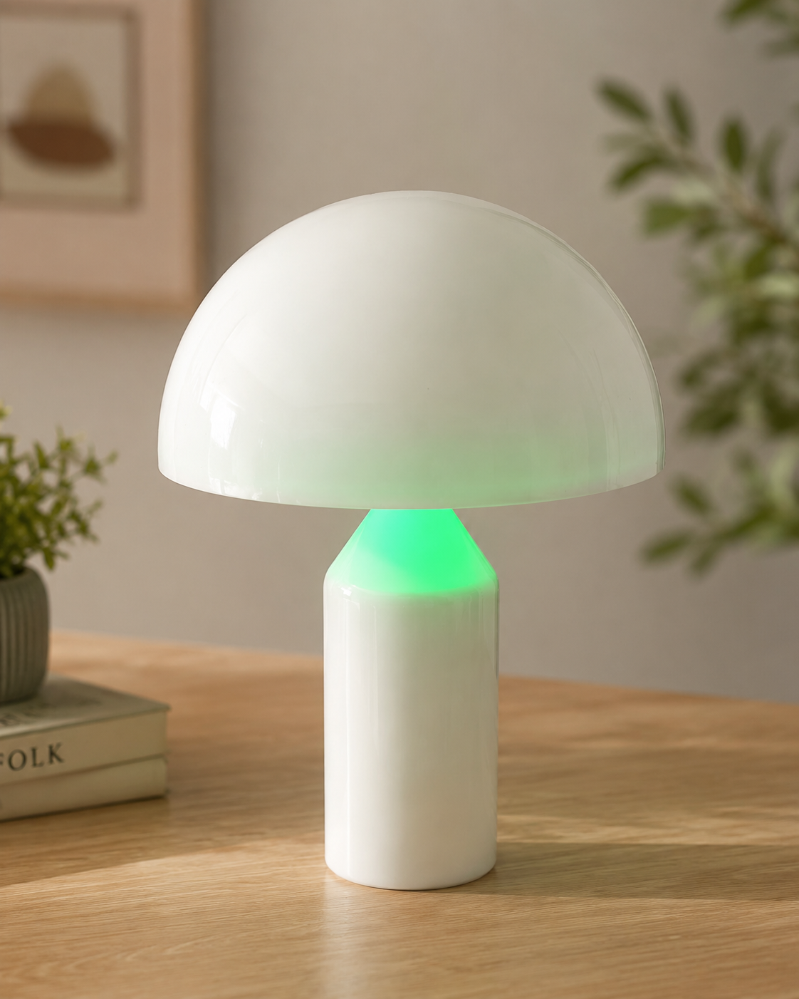 ASCEND21 Mushroom Groove Pilzlampe – Bunte LED Tischlampe mit 7 Farbmodi & Lichteffekten – Dekorative Retro Tischleuchte für Wohnzimmer, Schlafzimmer, Gaming Zimmer & Sommer Deko