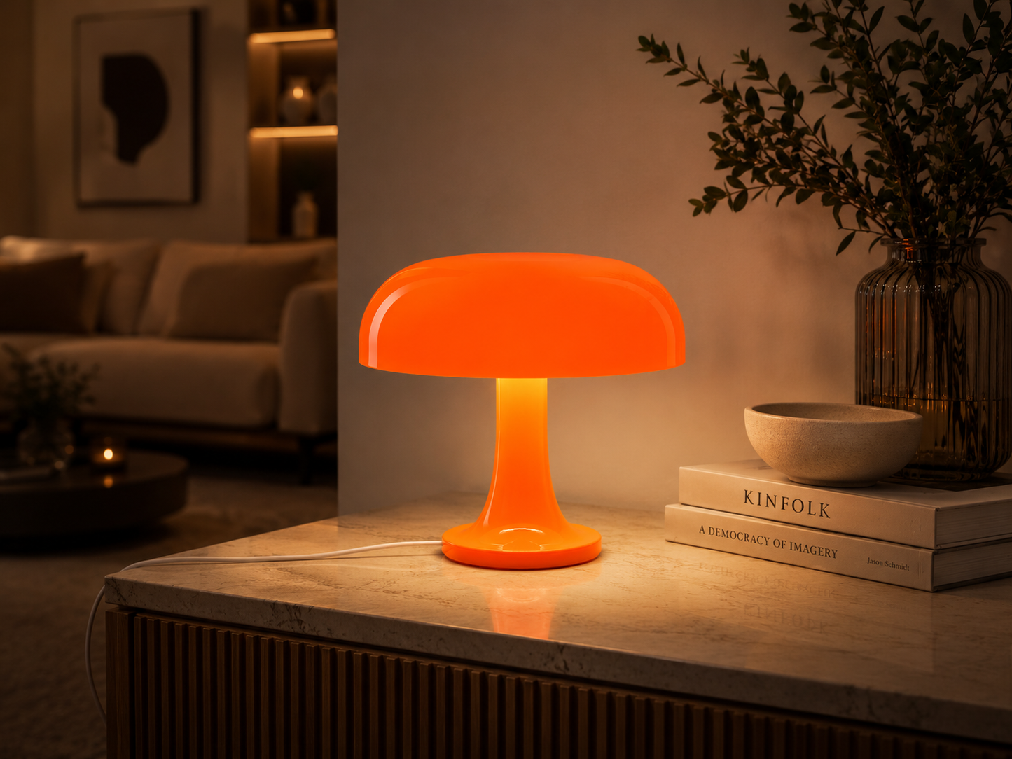 Limitierte Amber Flux Classic Lampe – stylisch & warm
