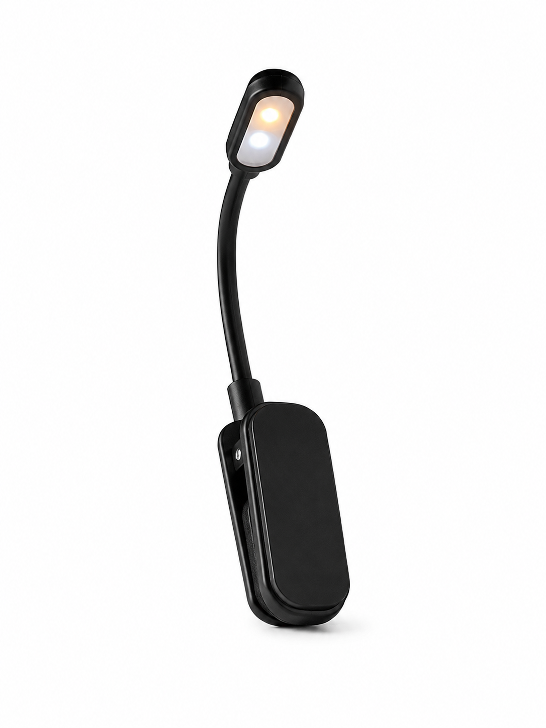 BookGlow™ Clip-Leselampe für Bücher – Kompakte Klemmleuchte zum Lesen, Kabellose Buchlampe mit Angenehmem Warmlicht, Flexibel & Leicht für Reisen, Bett & Abendlektüre