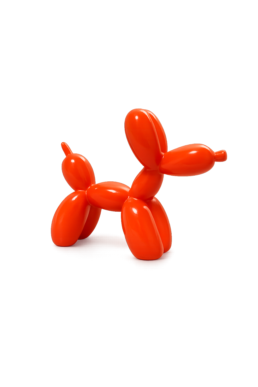 Balloon Dog Art Mini™ Korallenrot – Moderner Design-Akzent für Ihr Zuhause
