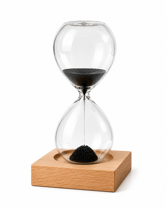 ASCEND 21 TimeLine™ Sanduhr – Elegante Design Sanduhr als Deko & Timer | Stilvolles Wohnaccessoire für Büro, Wohnzimmer, Bad & Meditation | Minimalistische Zeitmesser-Dekoration
