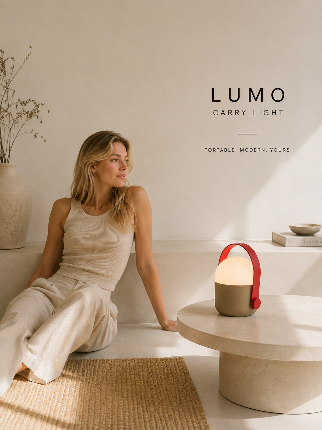 ASCEND 21 Lumo Carry Light – Mobile LED-Tischlampe mit modernem Design