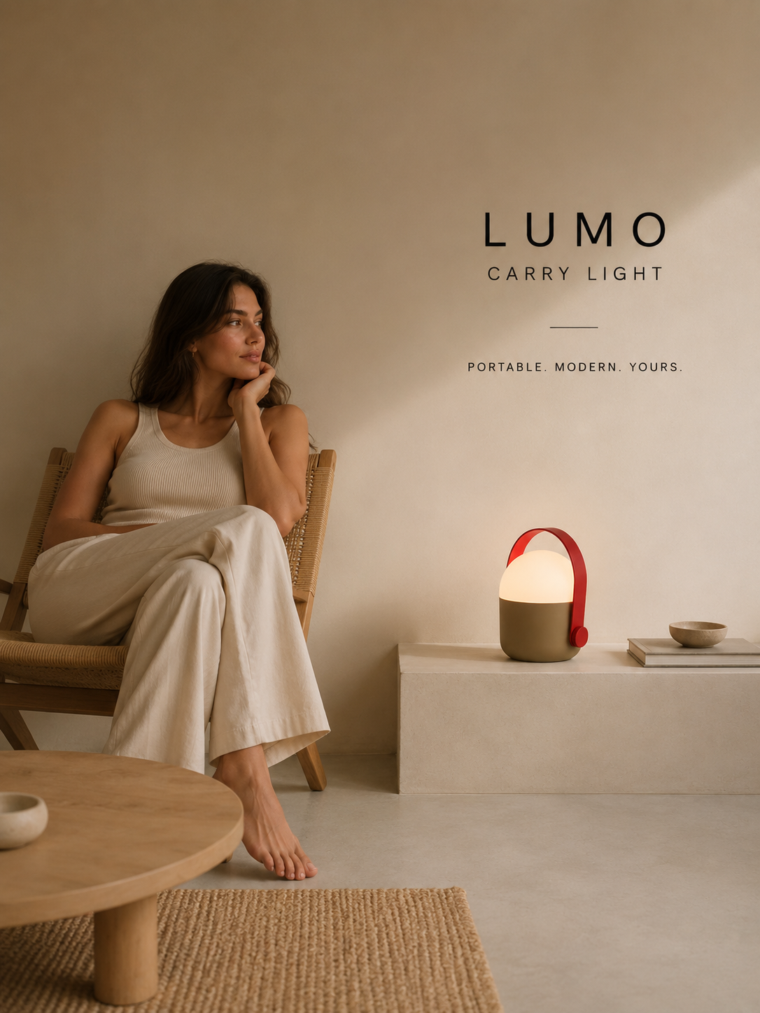 ASCEND 21 Lumo Carry Light – Mobile LED-Tischlampe mit modernem Design