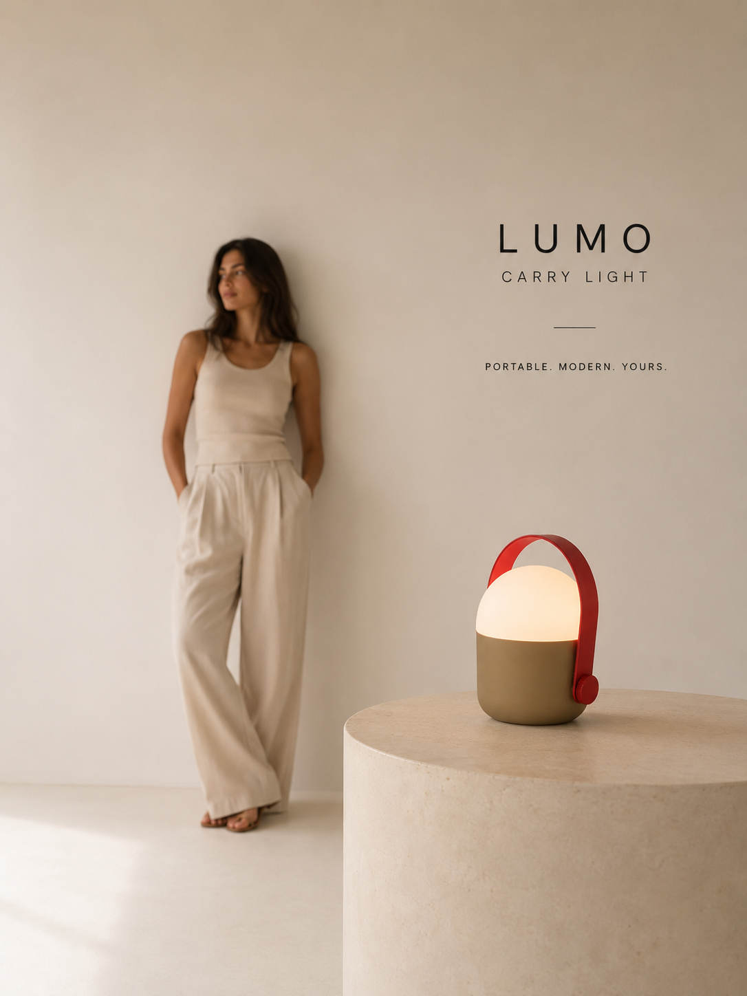 ASCEND 21 Lumo Carry Light – Mobile LED-Tischlampe mit modernem Design