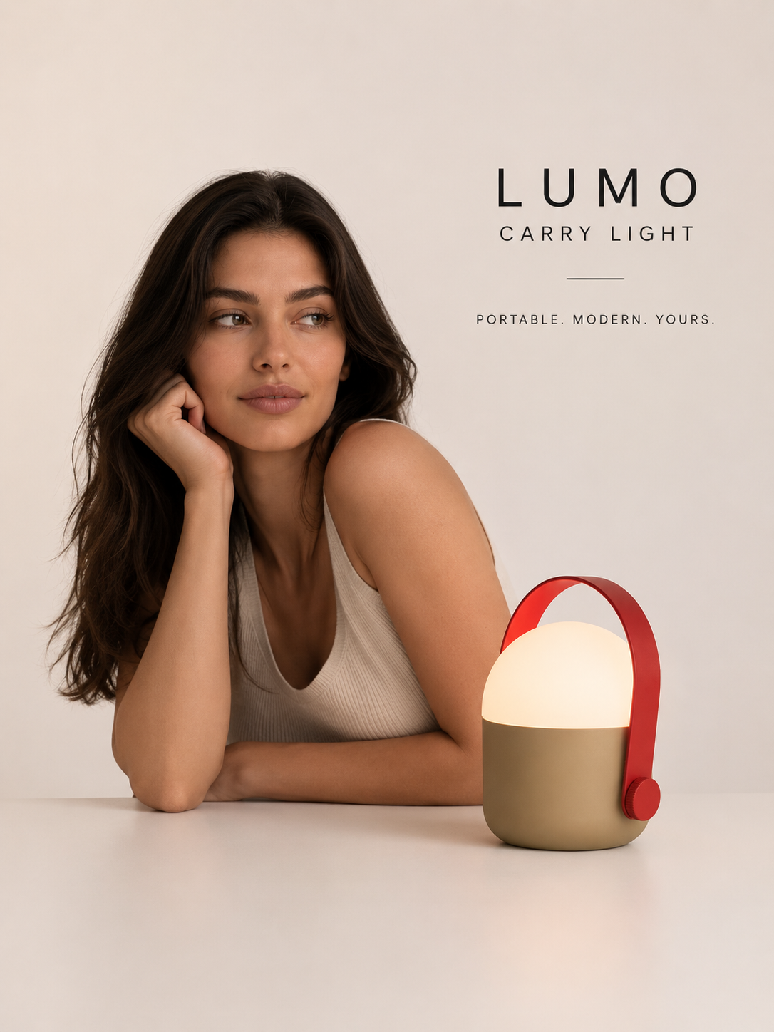 ASCEND 21 Lumo Carry Light – Mobile LED-Tischlampe mit modernem Design