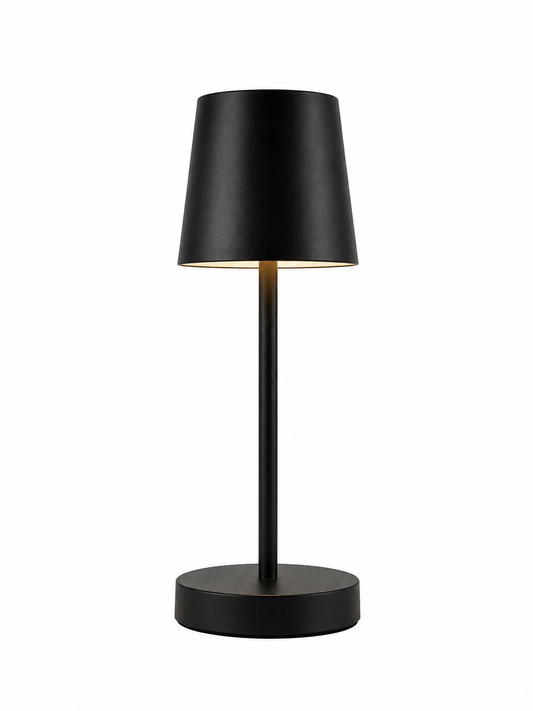 ASCEND 21 Black Light – Mobile LED-Tischlampe in mattem Schwarz