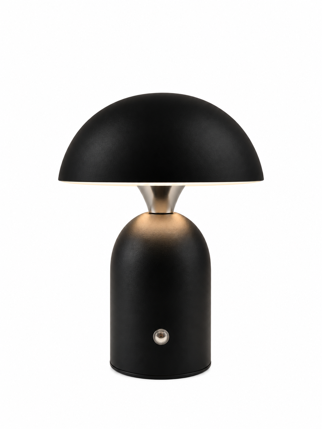 ASCEND 21 Luxora Dome – Mobile Design-Tischlampe in Schwarz