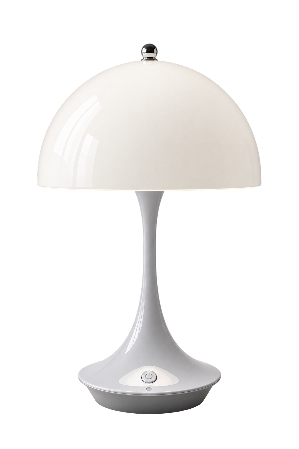 ASCEND 21 Slate Calm LED Pilzlampe Grau – Moderne Design Tischlampe mit 3 Lichtfarben – Dimmbares Stimmungslicht für Wohnzimmer, Schlafzimmer & Nachttisch