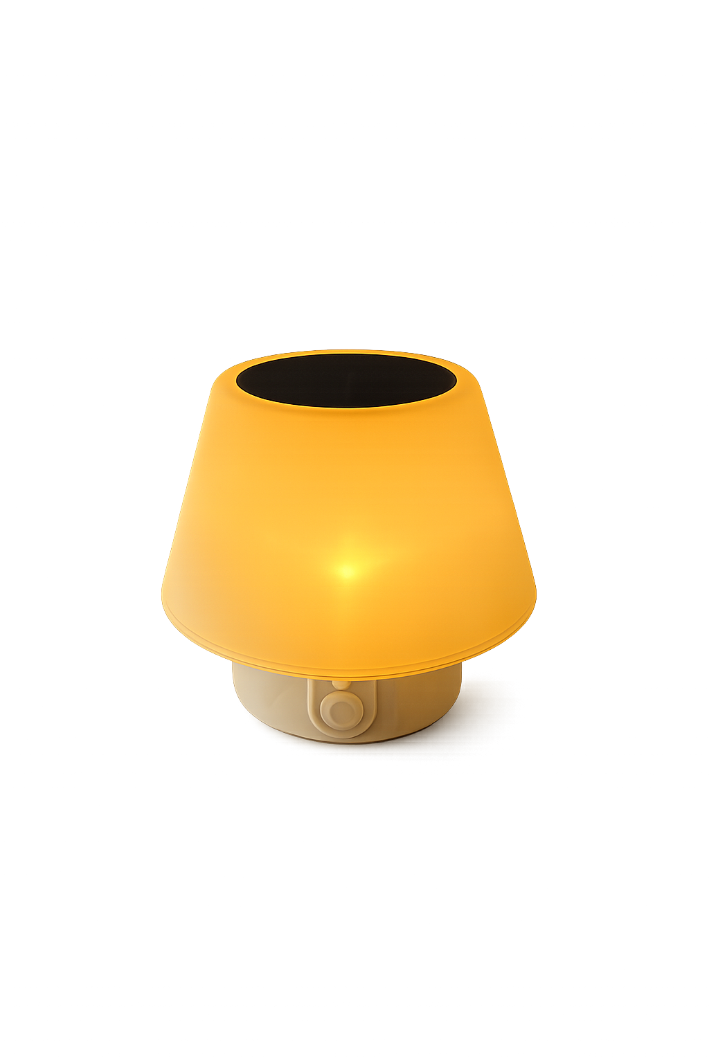 Solara Mini LED Solar-Tischlampe Weiß – Farbwechsel, USB-C-Kabel inklusive, Moderne Outdoor- & Indoor-Leuchte für Balkon, Terrasse, Garten und Schlafzimmer