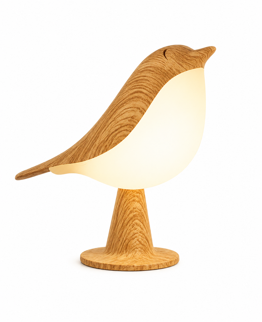 ASCEND 21 NORDIC BIRD™ Designleuchte in Vogeloptik – Skandinavische Tischlampe mit warmem Licht – Dekolampe für Schlafzimmer, Wohnzimmer, Kinderzimmer & Regal