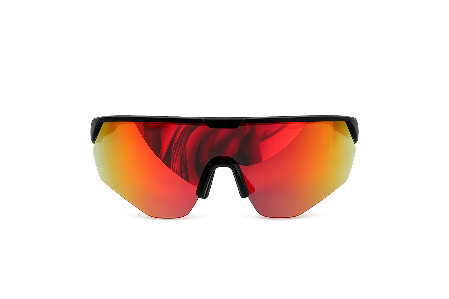 ASCEND 21 PulseRun™ Performance Sonnenbrille Rot – Sport Sonnenbrille für Damen & Herren – Leichte Laufbrille für Running, Radfahren, Outdoor, Fitness & Freizeit – Modernes Sportdesign