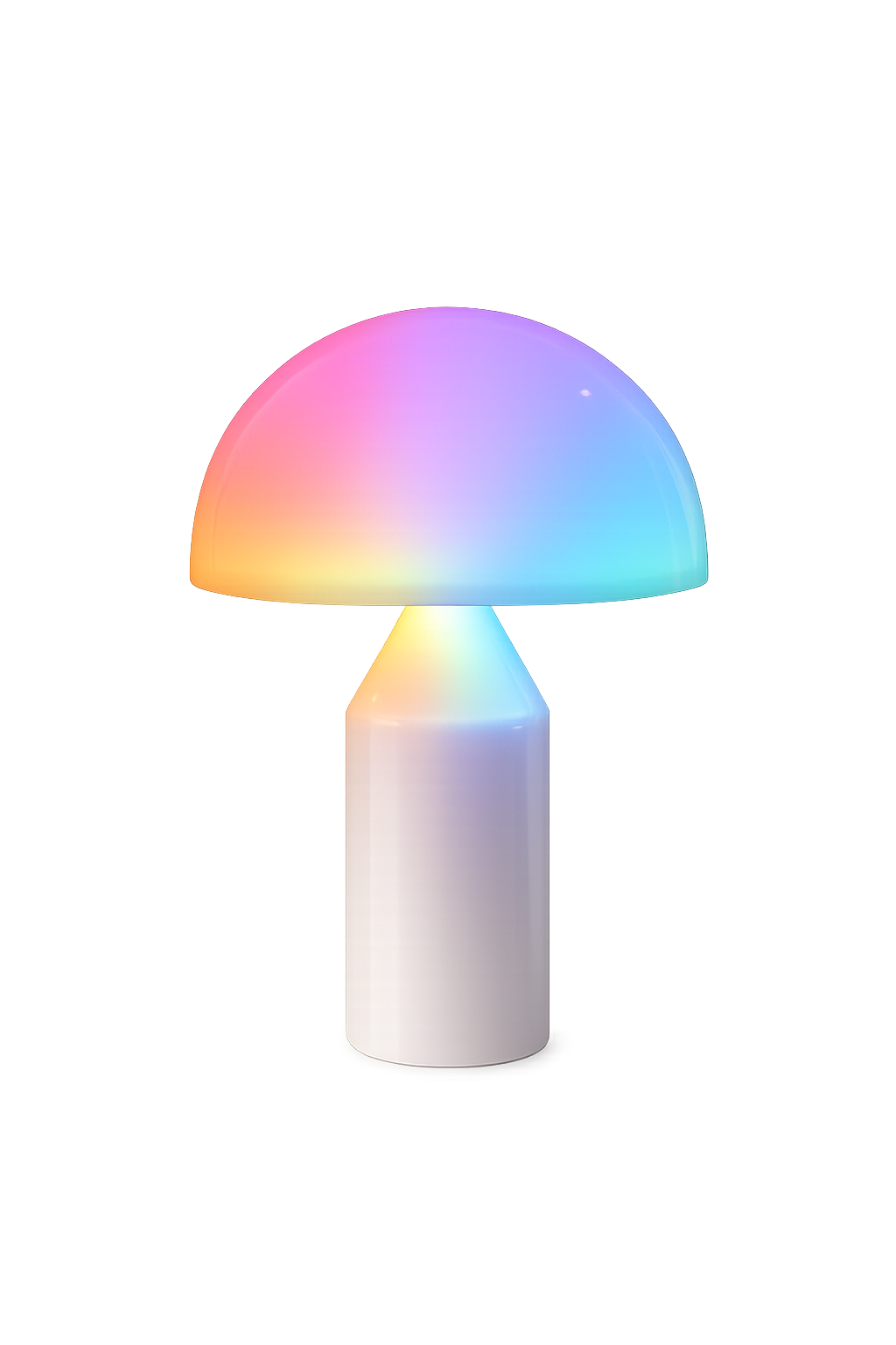 ASCEND21 Mushroom Groove Pilzlampe – Bunte LED Tischlampe mit 7 Farbmodi & Lichteffekten – Dekorative Retro Tischleuchte für Wohnzimmer, Schlafzimmer, Gaming Zimmer & Sommer Deko