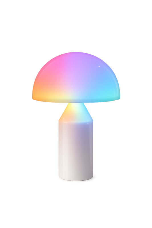 ASCEND21 Mushroom Groove Pilzlampe – Bunte LED Tischlampe mit 7 Farbmodi & Lichteffekten – Dekorative Retro Tischleuchte für Wohnzimmer, Schlafzimmer, Gaming Zimmer & Sommer Deko