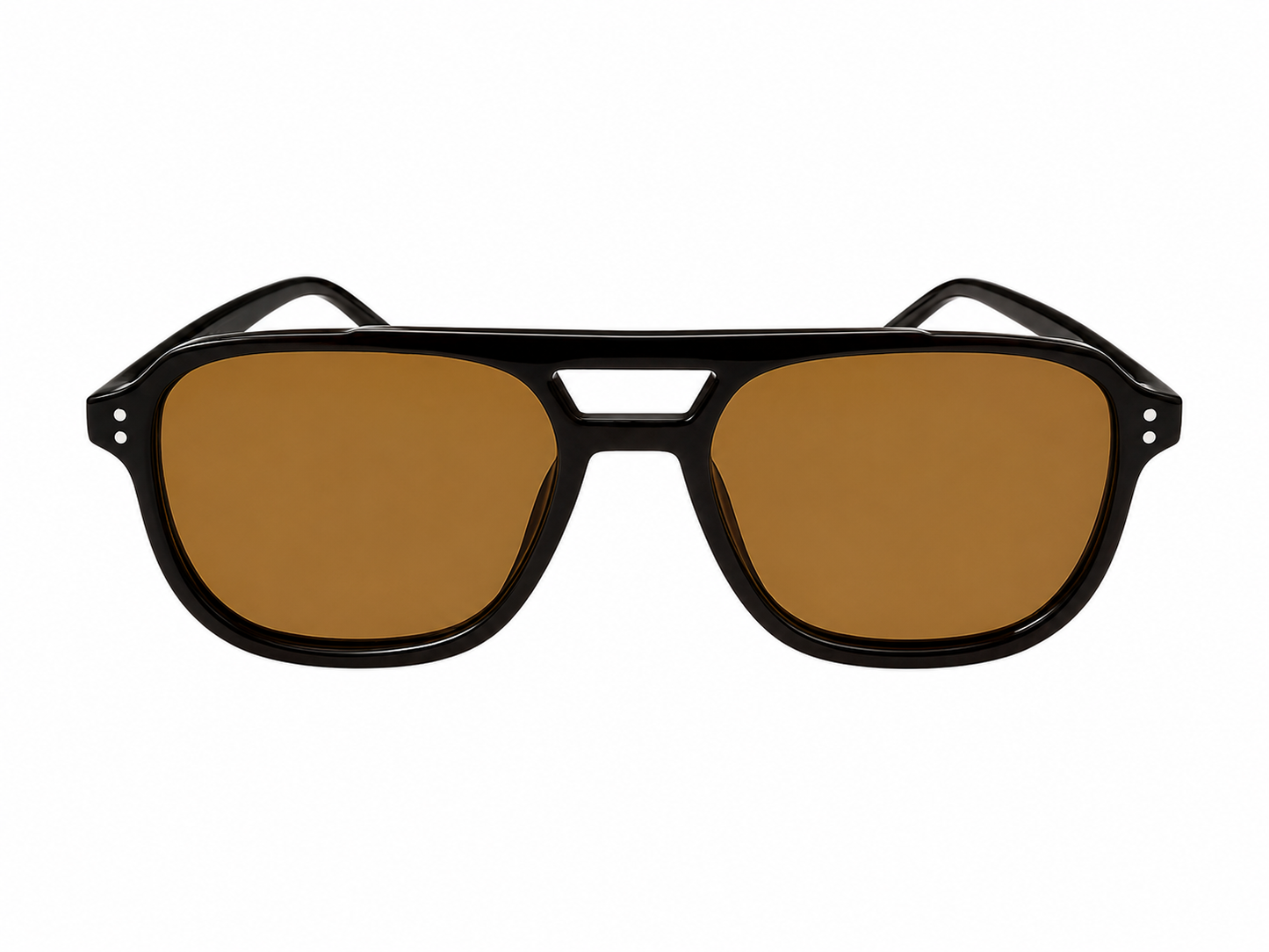 ASCEND 21 Amber Classic Sonnenbrille – Klassische Damen & Herren Sonnenbrille mit warm getönten Gläsern, zeitloser Rahmen, stilvoll für Alltag & Urlaub