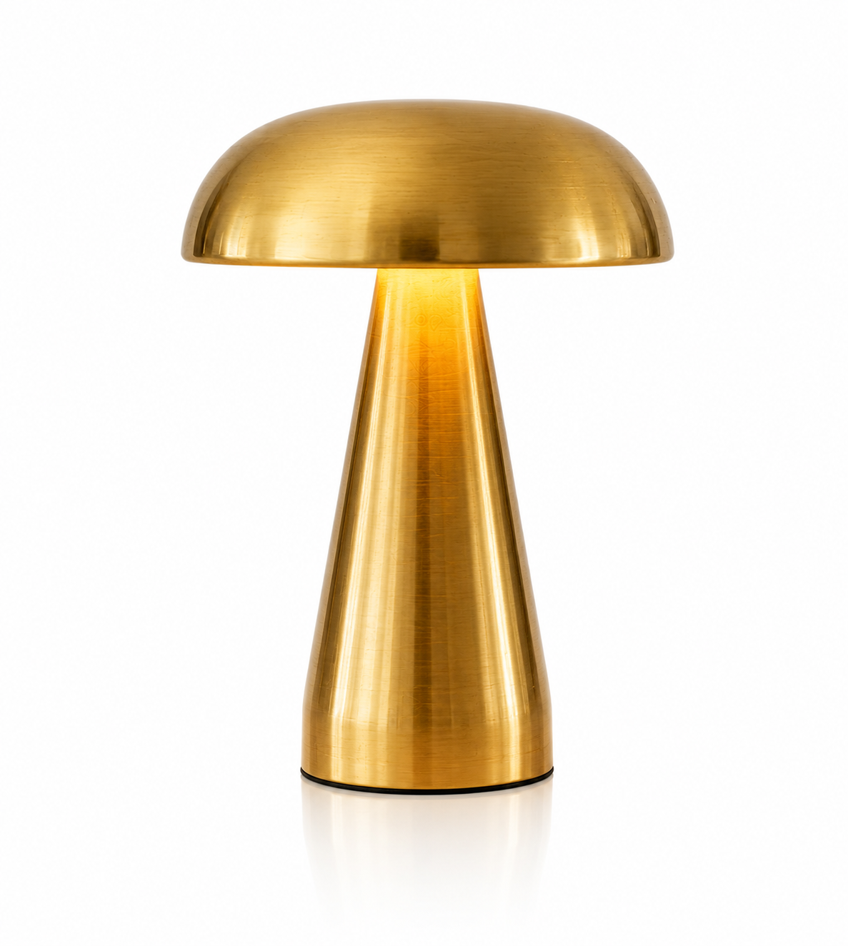 ASCEND 21 Golden Glow Designlampe – Moderne LED Tischlampe im dänischen Design | Dimmbares Stimmungslicht mit verschiedenen Lichtmodi