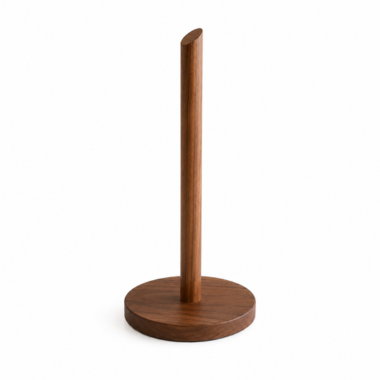ASCEND 21 Nordic Hold – Küchenrollenhalter aus Holz – Minimalistischer Küchenpapierhalter aus Massivholz – Freistehend – Modernes Design für Küche, Esstisch & Arbeitsplatte