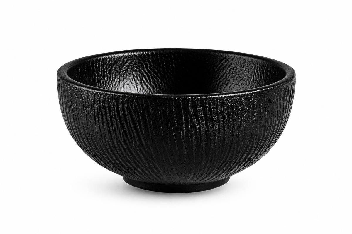 ASCEND 21 Zen Bowl Mini™ Schwarze Deko-Schale im japanischen Stil – kleine Design Schale für Schmuck, Teelichter & Dekoration | Minimalistische Japandi Ablage für Wohnzimmer, Bad & Schlafzimmer
