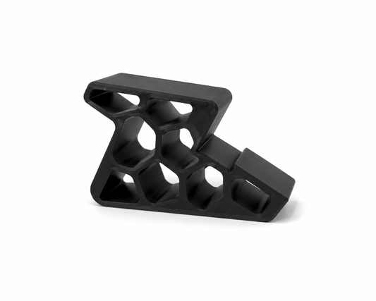 EDGE FORM™ Design Türstopper – Moderner Boden-Türhalter mit skulpturaler Form | Schwerer Türkeil für Innentüren | Minimalistisches Wohnaccessoire für Zuhause, Büro & Interior Design