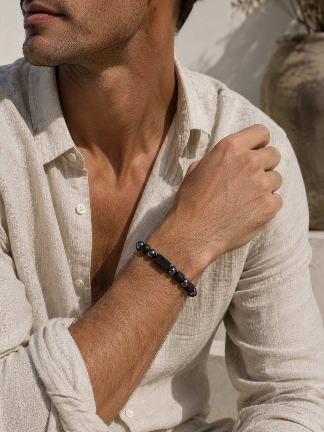 Ocean Spirit™ Perlenarmband Set – Boho Armband mit Naturlook | Sommer Schmuck für Damen & Herren | Perlenarmband im Beach Style | Surfer Armband | Geschenkidee