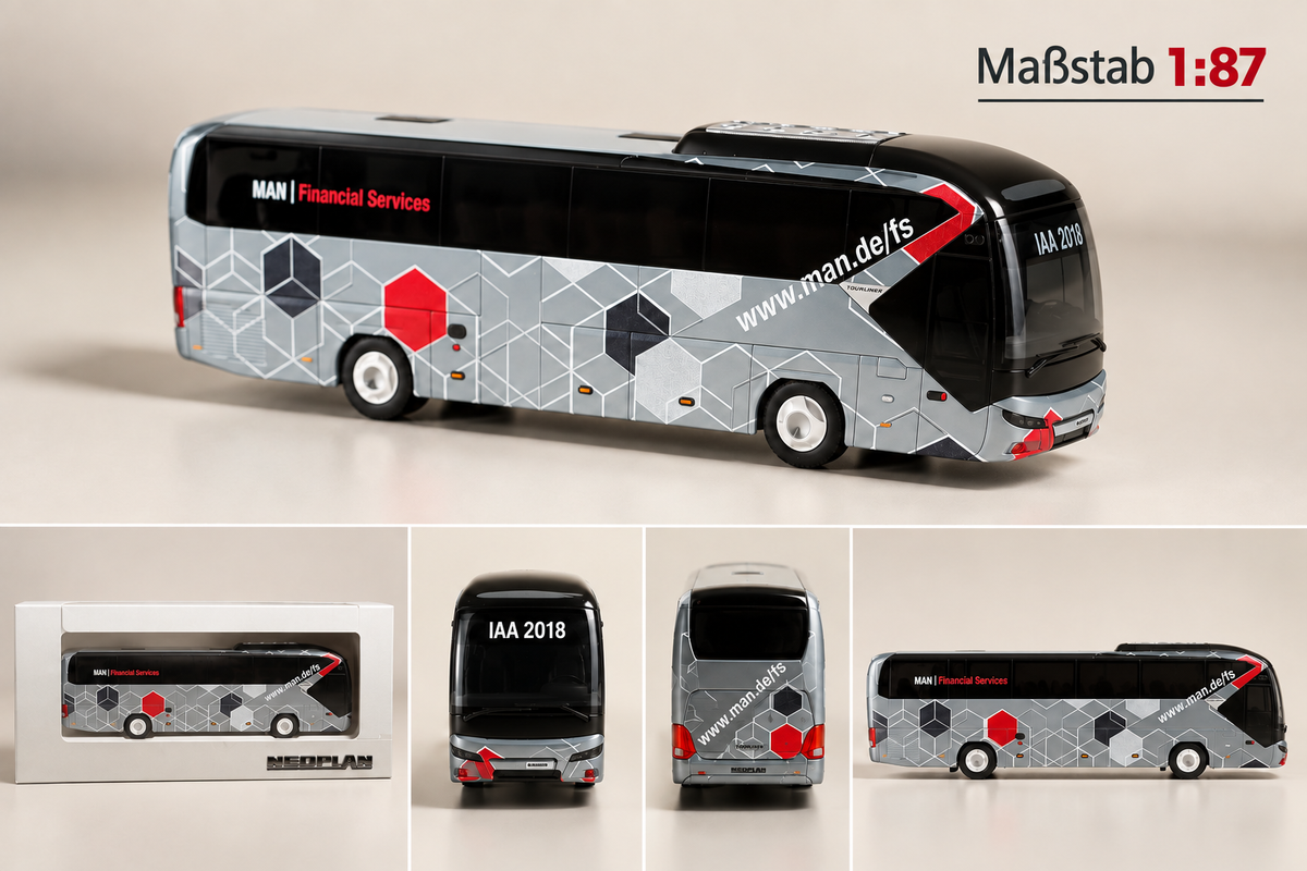 NEOPLAN Reisebus Modell – MAN Financial Services IAA 2018 – Sammlermodell
