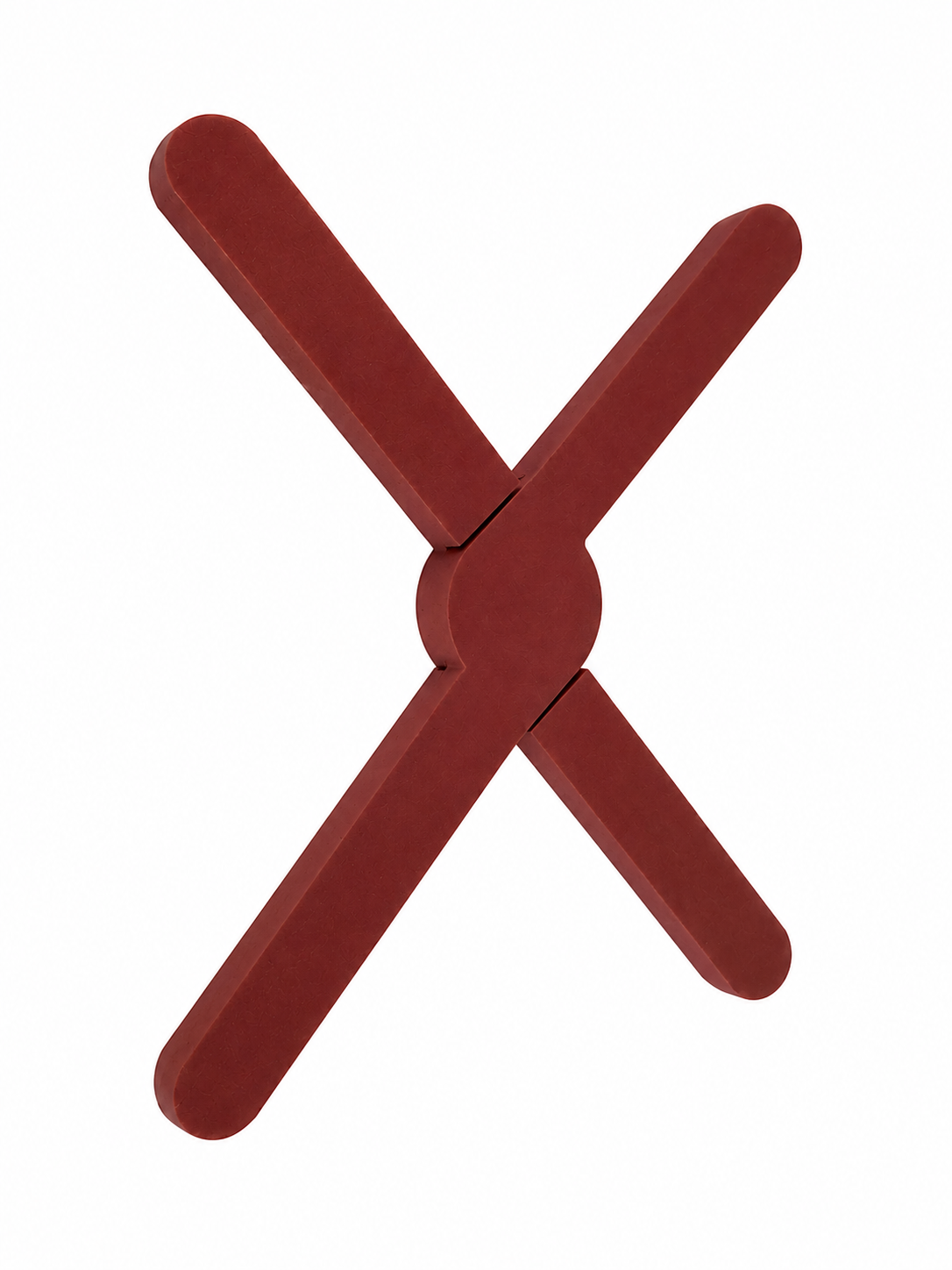 ASCEND 21 FoldFlex Red™ Klappbarer Topfuntersetzer in Holzoptik – faltbarer Untersetzer für heiße Töpfe & Pfannen | flexibler Küchenhelfer aus robustem Kunststoff | platzsparender Hitzeschutz für Tisch & Arbeitsplatte