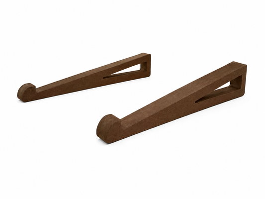 ASCEND 21 Nordic Wood™ Laptopständer aus Holz – Eleganter Notebook Halter für Schreibtisch & Home Office | Ergonomischer Laptop Stand mit natürlicher Holzoptik | Minimalistisches Design für Büro, Studium & Arbeitsplatz