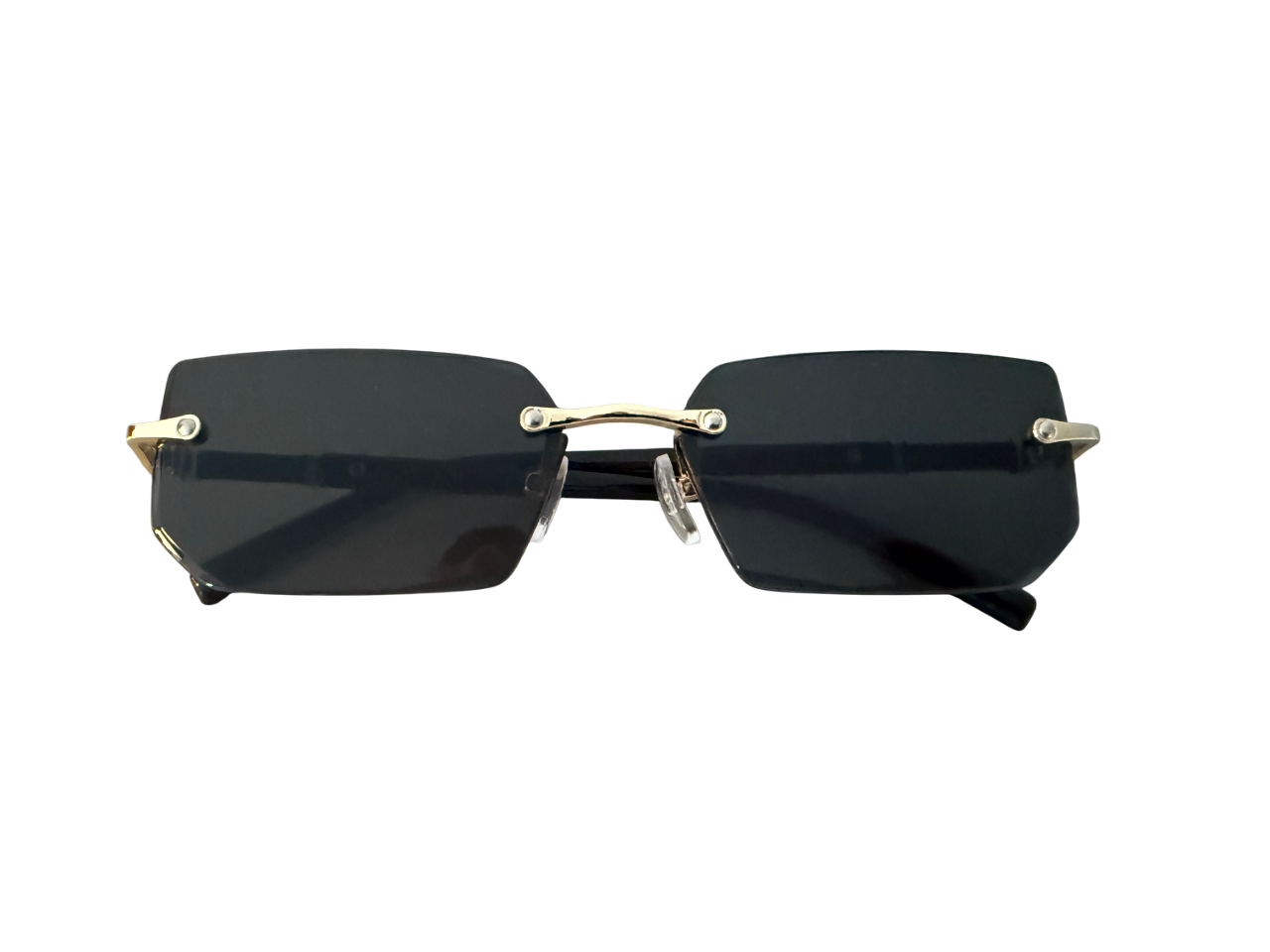 Deko-Sonnenbrille Urban Black – Schwarze Gläser, cooler Look
