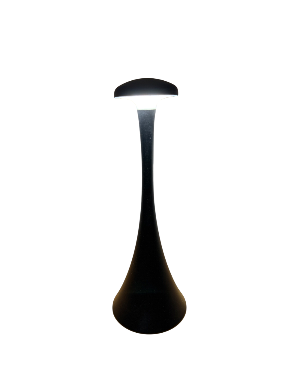 NoirGlow – Elegante schwarze Akku-Tischlampe, dimmbar & kabellos