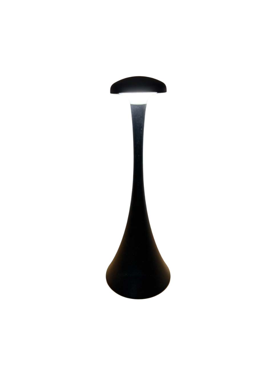 NoirGlow – Elegante schwarze Akku-Tischlampe, dimmbar & kabellos