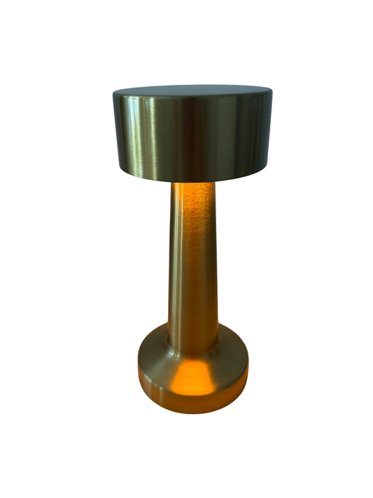 Limitierte Golden Minimal LED-Tischlampe – minimalistisch & warm