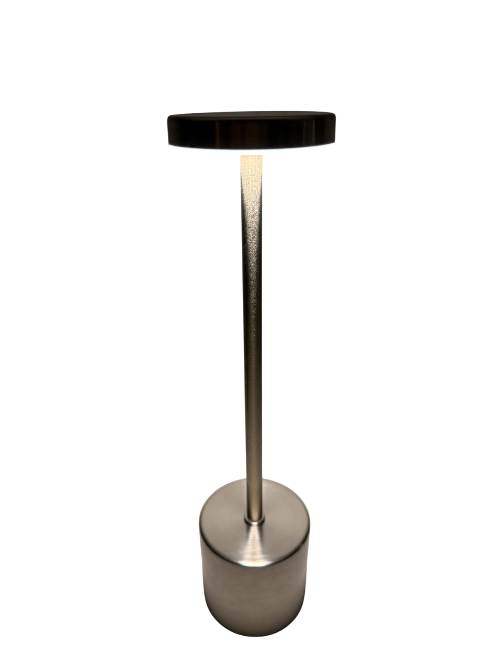Aurora Silver Touch - Moderne LED Tischlampe in Silber