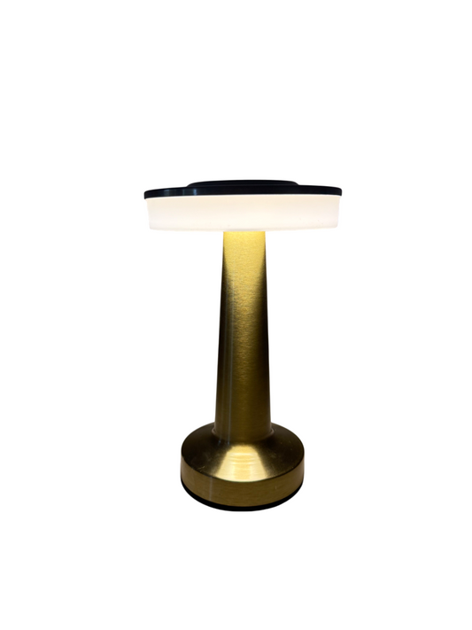 Solaris Glow – Die goldene LED-Lampe der Zukunft