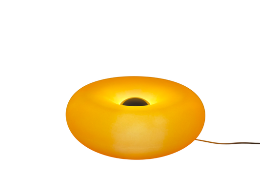 OrbitGlow - Orange LED-Lampe mit Kabel