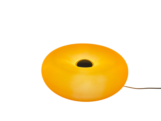 OrbitGlow - Orange LED-Lampe mit Kabel