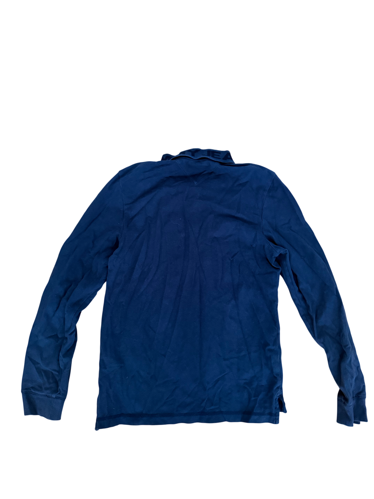 Tommy Jeans Langarm Poloshirt Navy Größe S