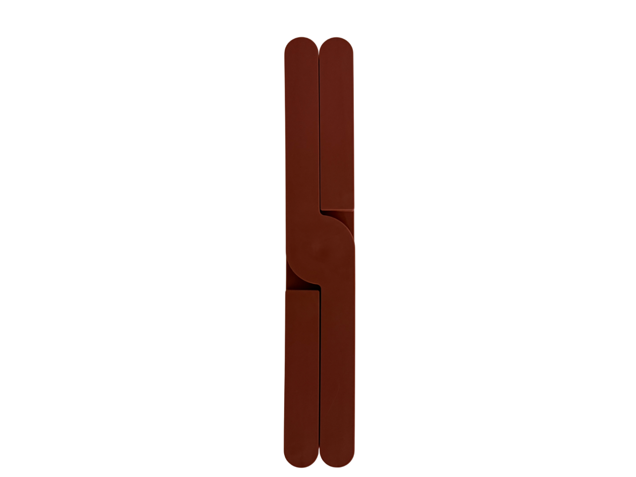 FoldWood Red – Klappbarer Holz-Topfuntersetzer