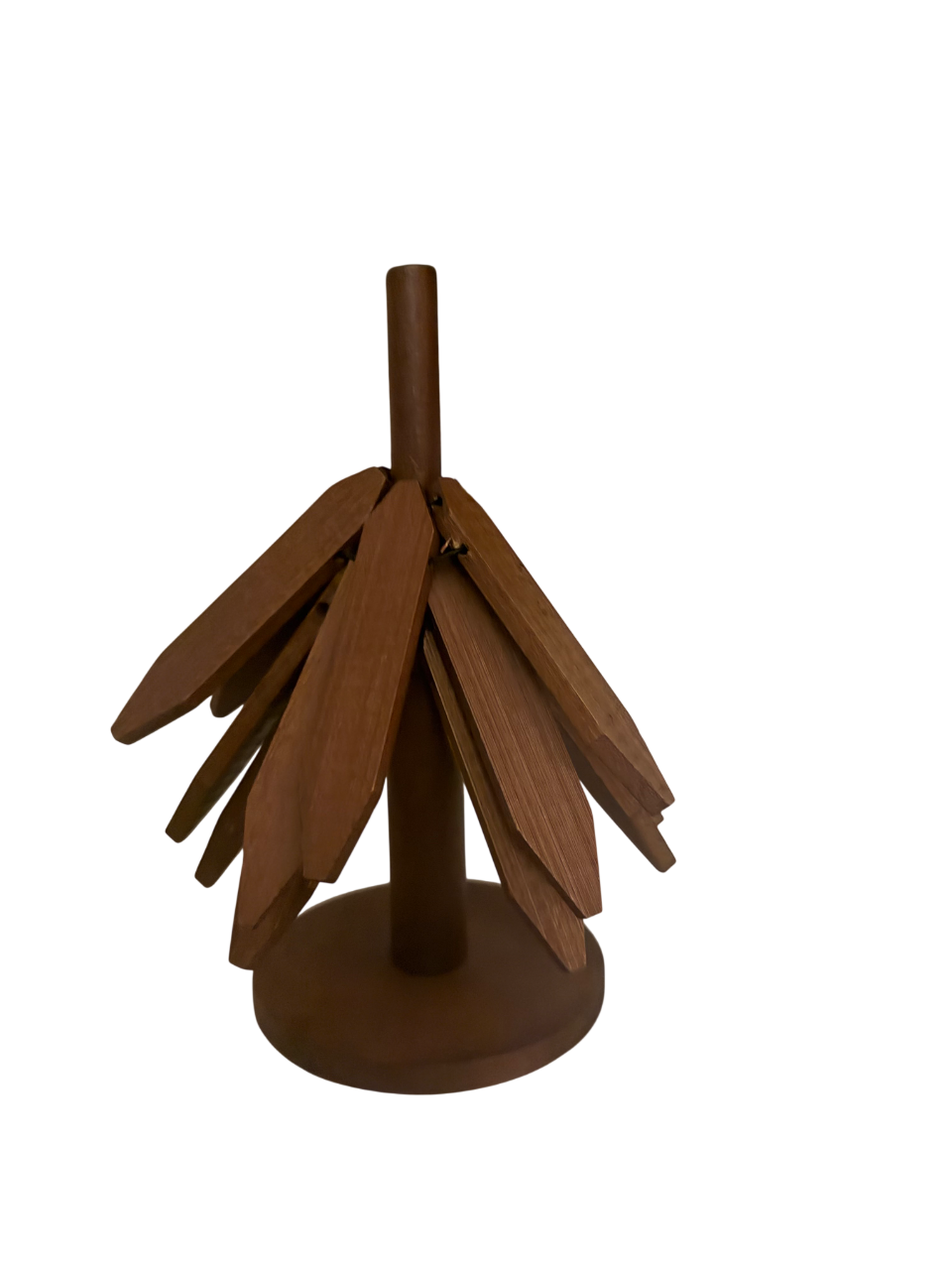 LIGNO PETAL – 3-teiliges Holz-Untersetzer-Set (klein)