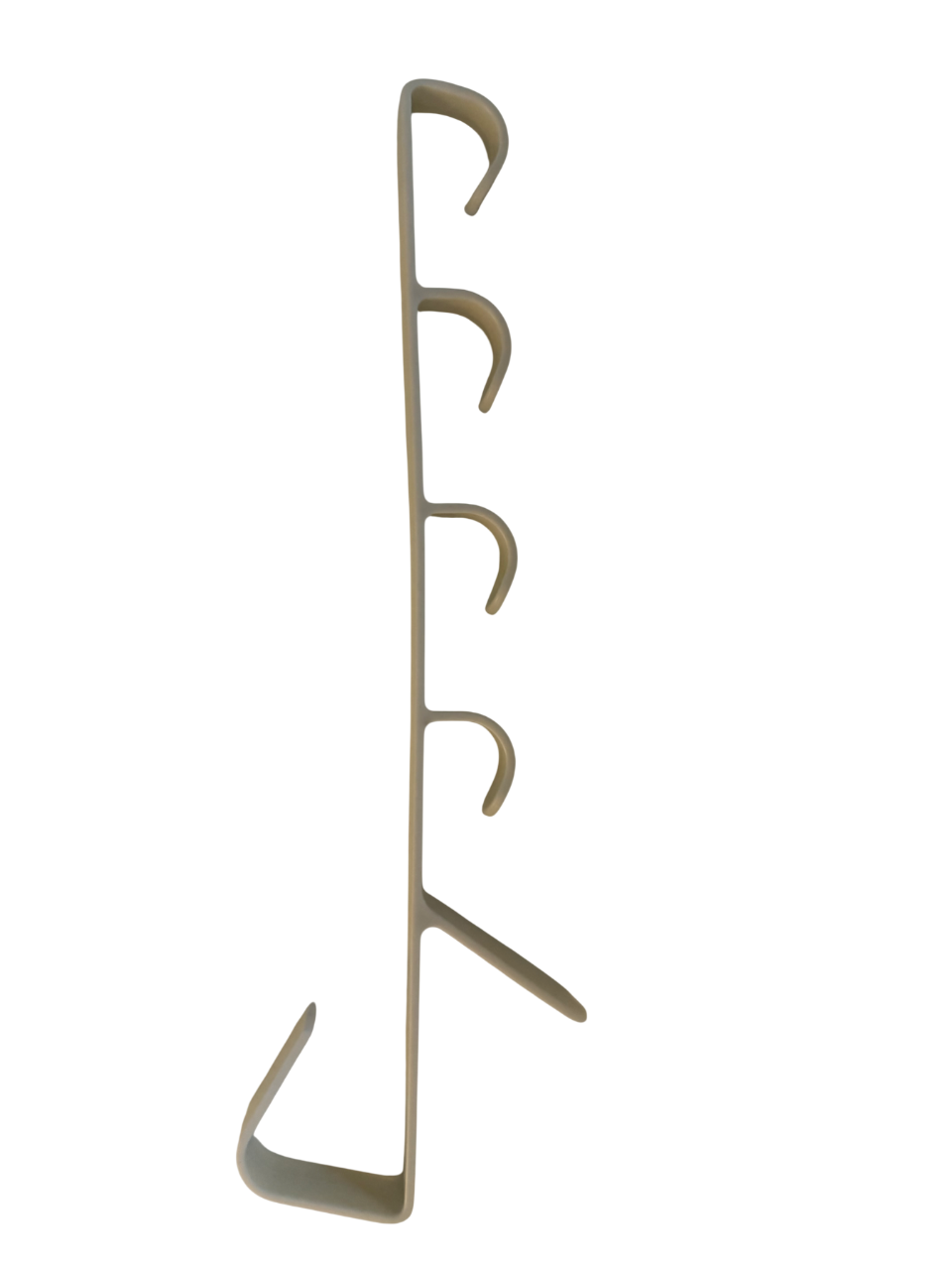 Tür Jackenhaken „DOORLINE WHITE“ – für bis zu 5 Jacken